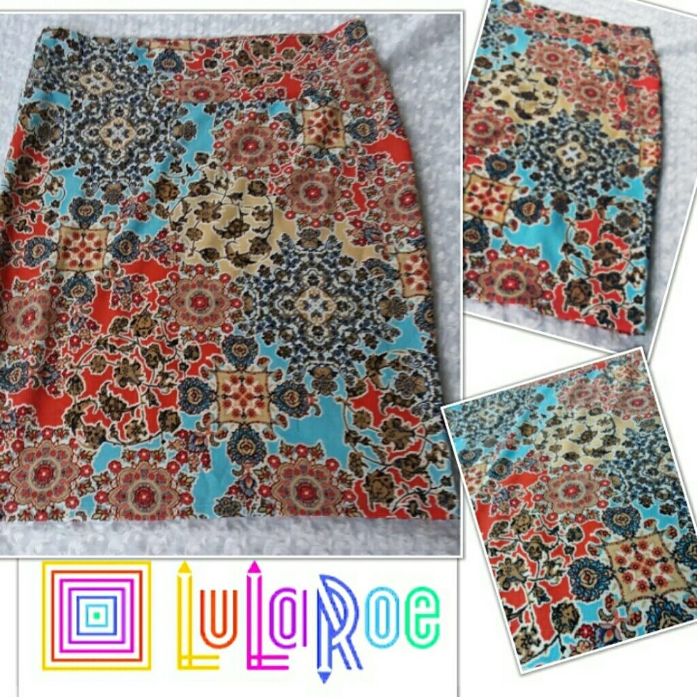 🌼Lularoe Stretchy Bright Skirt